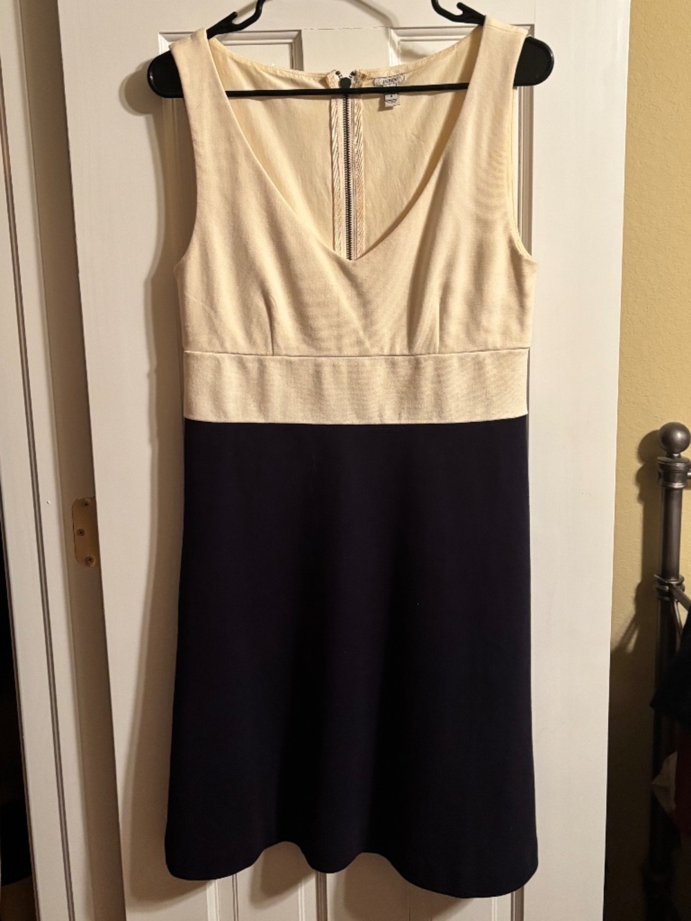 J Crew Midi Color block Dress